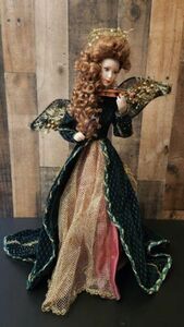 Franklin Mint Heirloom the Rejoicing Angel PORCELAIN Doll 20" 1993 7th Issue 海外 即決