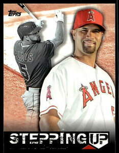 Albert Pujols 2015 Topps SU-12 Stepping Up Los Angeles Angels Baseball Card 海外 即決