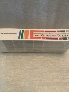 Fan Paint Chip Book PPG Voice Of Color Sealed 10” Long 3.1/4 Hi Swatch Samples 海外 即決