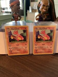 Charmeleon 35/130 Base Set 2 WOTC 1999 Non-Holo ポケモン Card LP-NM Lot x2 海外 即決