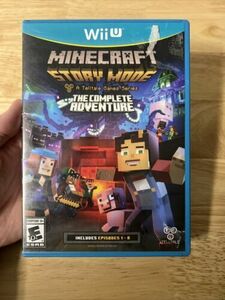 Wii U Minecraft Story Mode The Complete Adventure Episodes 1-8 W/Manual 海外 即決