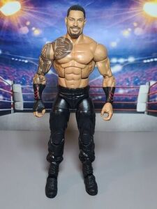 WWE Roman Reigns Mattel Elite Series Bloodline Wrestling Figure 海外 即決