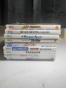 Wii Party Video Game Lot Of 9 Sports And Party Games Complete New READ 海外 即決