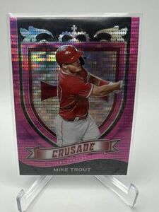 2021 Chronicles Crusade Pink Pulsar #19 Mike Trout Los Angeles Angels 海外 即決