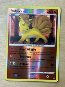 Vulpix SHINY SH6 Platinum 2009 Secret Holo ポケモン Card TCG 海外 即決