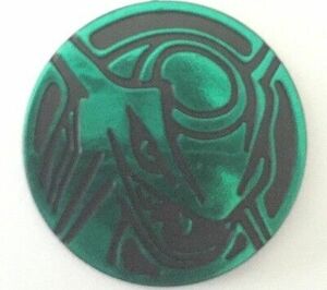 Pokemon Green Rayquaza Collectible Coin (#223 on checklist) 海外 即決