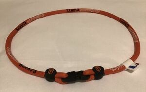 SAN FRACISCO GIANTS Phiten Necklace - ORANGE 20.5” - LOOSE SNAP - NEW 海外 即決