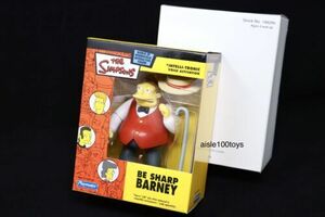 Playmates Simpsons WOS Be Sharp Barney Mail Away TV Figure 2003 Disney+ 海外 即決