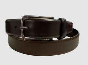 $98 Boss by Hugo Boss Men's Brown Chuck Leather Belt Size 34 海外 即決