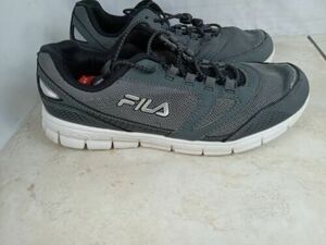 FILA 1SR20161-098 ランニング shoes 8.5 / 41.5 MEN GREY 海外 即決