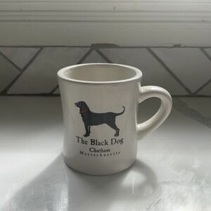 THE BLACK DOG Coffee Mug Chatham Massachusetts Stoneware VTG 海外 即決