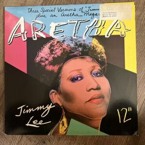 ARETHA FRANKLIN Jimmy Lee/Megamix 12" Single 1986 AD1-9547インチ MASTERDISK NM VINYL 海外 即決