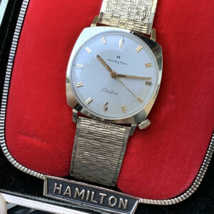 Vintage Hamilton Electric Gemini II Time Capsule Mint w/ Box & Original Band 海外 即決