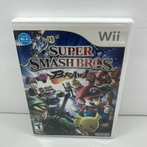 Super Smash Bros Brawl Wii CIB Complete Tested Clean VGC Free Shipping 海外 即決