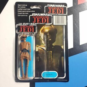 Vintage STAR WARS TRI LOGO EV 9D9 Droid Last 17 GORGEOUS MOC Palitoy Original 海外 即決