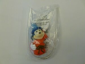 Sorcerer Mickey Bottle Topper and Straw - New 海外 即決