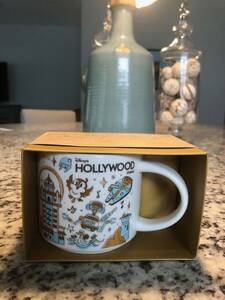 WDW 50th Anniversary Starbucks Hollywood Studios Been There Series Mug 14oz -NEW 海外 即決