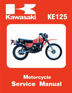 Kawasaki KE125 Service Manual 1978 1979 1980 1981 1982 Repair Workshop Manual 海外 即決