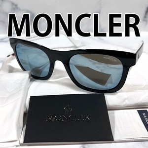 ★1円スタート★ 正規品 モンクレール MONCLER ML0122 04X ブラック ホワイト サングラス メガネ 眼鏡 モンクレ アイウェア