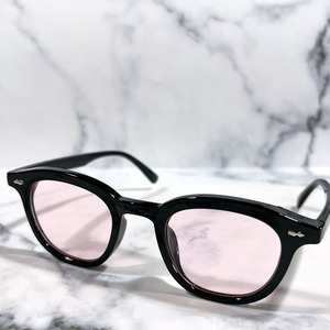 韓国 メガネ クリア サングラス 眼鏡 アイウェア ブラック レッド