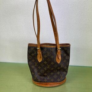 ♪LOUIS VUITTON ルイヴィトン トートバッグ バケットPM M42238 モノグラム 訳あり