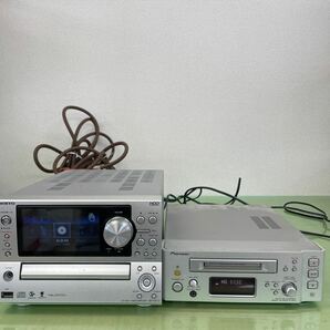 ◎ ONKYO CD\HDD TUNER AMPLIFIFR BR-NX10 コンポ パイオニア MDレコーダー まとめての画像1