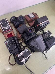 ■#2 カメラ 引退品 まとめ売り PENTAX Canon polaroid RICOH など 一眼レフ キャノン ペンタックス レンズ ストロボ