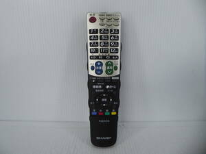 ★☆シャープ テレビ用リモコン GA934WJSA 中古動作品即決！☆★