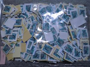 日本普通切手使用済み　205円　縄文杉屋久島国立公園　500枚　紙付き・紙なし混入商品