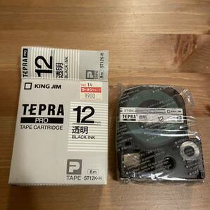 TEPRA ST12K-H 12mm 透明　 キングジムテプラ　 キングジム　 テプラPRO 純正　テプラ　テープ