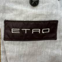 未使用級 極美品XL!!!エトロ『至高の領域』ETRO テーラードジャケット 50 裏地総柄 色気◎ 高級品◎ 限定版◎ 希少デザイン◎ イエロー 春_画像7