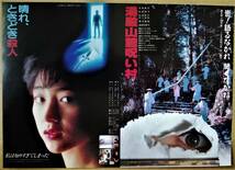 映画　チラシ　晴れときどき殺人　湯殿山麓呪い村　２本立て_画像1