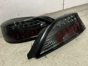 美品 78WORKS S15 シルビア ヴァリエッタ LED テールランプ スモーク 左右セット 純正交換 ハーネス付き スモークテール フルLED 