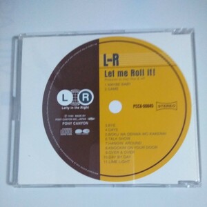 QQ069　CD　L←→R　Let me Roll it！　１．MAYBE BABY　２．GAME