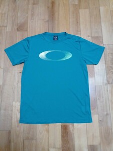 OAKLEY Oacley dry T-shirt L green 