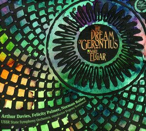 EDWARD ELGAR THE DREAM OF GERONTIUS 2CD エドワード エルガー ゲロンティアスの夢 ジェロンティアス F.パーマー A.デイヴィス ソ連国立SO