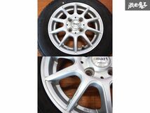 マナレイ スマート 13インチ JWL-T ホイール 4J +42 4穴 PCD100 145/80R13 アイスナビ ZEA2 アルト ラパン ミライース タント ★ 棚1F11_画像2