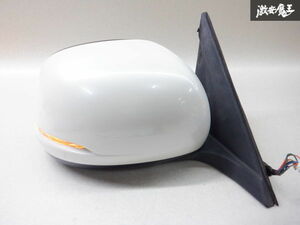 動作OK! ホンダ純正 JG1 JG2 N-ONE Nワン サイドミラー ドアミラー 右 右側 運転席側 ウインカー付 9ピン パール系 棚2O25