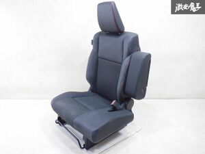 スズキ純正 MK53S スペーシア カスタム フロント ハーフレザー シート 右 右側 運転席側 赤ステッチ シートレール アームレスト付 棚2I5