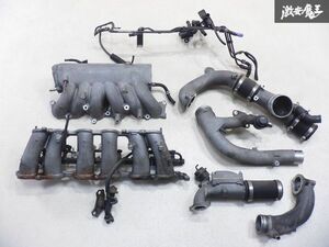 ToyotaGenuine JZA80 Supra 2JZ-GTE 前期 VVT-i無し インマニ サージTank インジェクター turbo周り インテークパイプ set 棚2P12