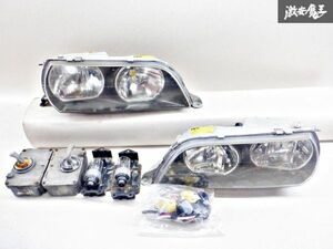 【破損無し！】トヨタ純正 JZX100 GX100 チェイサー HID ヘッドライト ヘッドランプ バラスト 配線付き 左右セット STANLEY 22-266 棚2L21