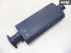 【最終値下】 社外 マフラー用 サイレンサー タイコ 単体 流用 加工用にどうぞ タイコ部約40×19×10cm ドリフト レース スチール製 棚1E21