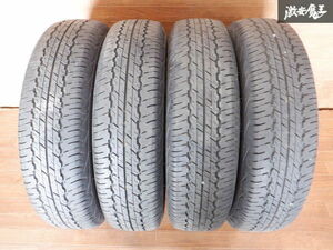 ダンロップ GRANDTREK AT20 タイヤ 195/80R15 96S 4本 2023年製 残量約6~7ｍｍ ジムニー シエラ ハイエース ★ 棚1H22