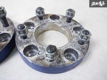 【最終値下げ】社外 ワイド スペーサー 2枚セット 25ｍｍ 5穴 PCD114.3 P1.5 ワイトレ トヨタ ホンダ 三菱 マツダ 棚2C21_画像3