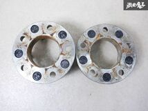 【最終値下げ】社外 ワイド スペーサー 2枚セット 25ｍｍ 5穴 PCD114.3 P1.5 ワイトレ トヨタ ホンダ 三菱 マツダ 棚2C21_画像7