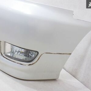 トヨタ純正 JZX110 JZX115 マーク2 後期 フロントバンパー 52119-2A100 065 ホワイトパールクリスタルシャイン フォグランプ付 棚2Dの画像3