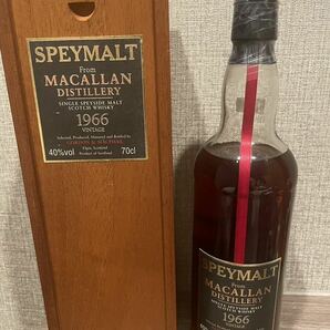 1円スタート マッカラン 1966-2022 GM SPEYMALT MACALLAN ウイスキー 古酒 箱付 酒 の画像1