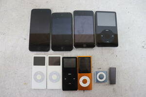 Y06/888 APPLE iPod nano/touch 等 デジタルオーディオプレーヤー A1574/A1136/A1367/A1373/A1271 等 10点セット 動作未確認 ジャンク