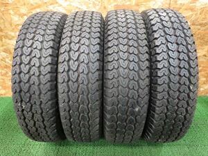 ブリヂストン DESERT DUELER 610V 195/80R15 107/105L LT 2018年製 9.9分山 4本【夏タイヤ/15インチ/LT】手渡し可