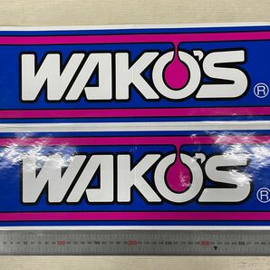 特大ステッカー 和光ケミカル ワコーズ WAKO’S オイル ケミカル バイク 車 二輪 四輪 デカール